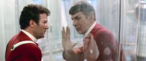 Spock saying goodbye